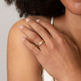 Rose Gold Wedding Band - 5mm Wide - Flat - Polished
