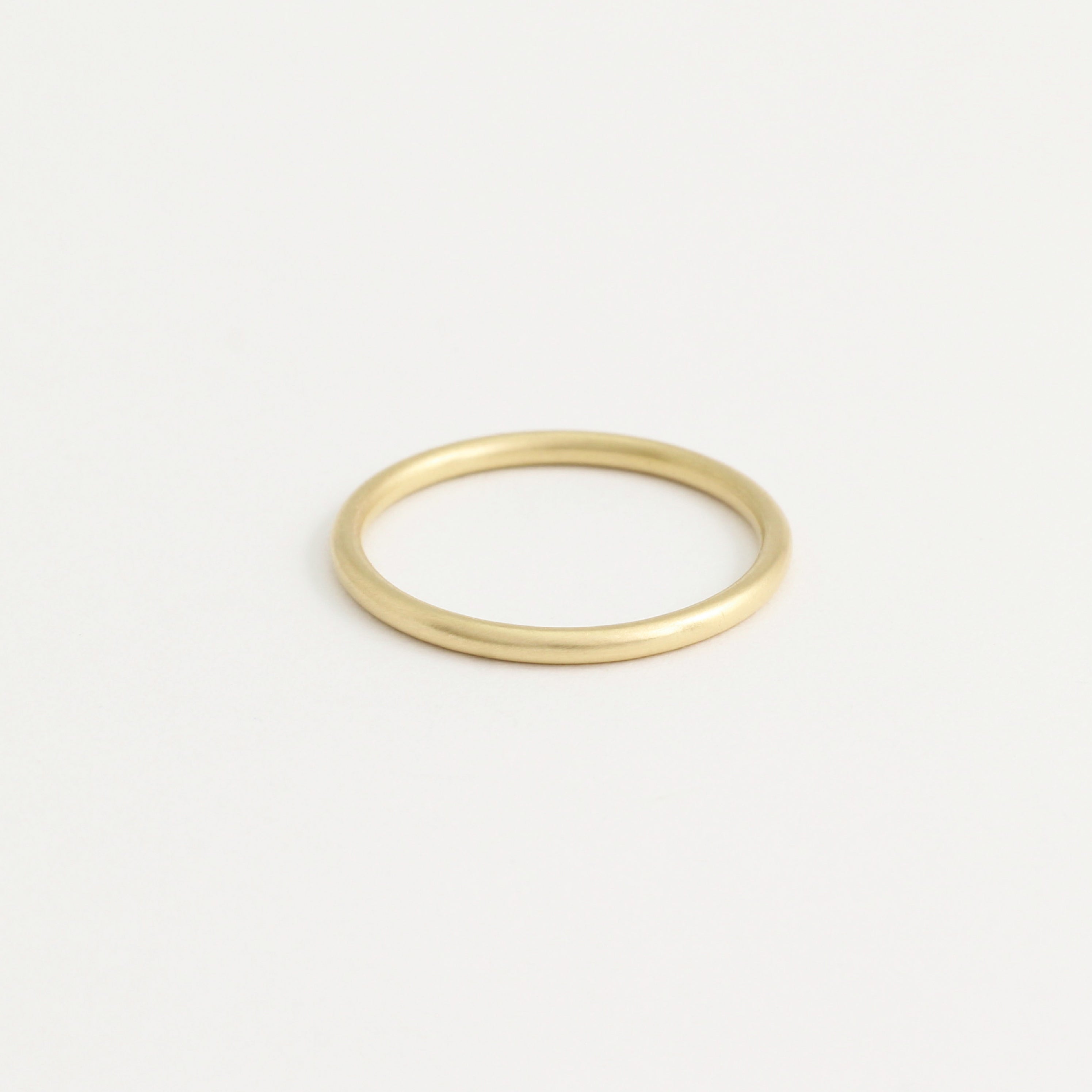Yellow Gold Wedding Band - 1.5mm Wide - Rounded - Polished– Good Gold