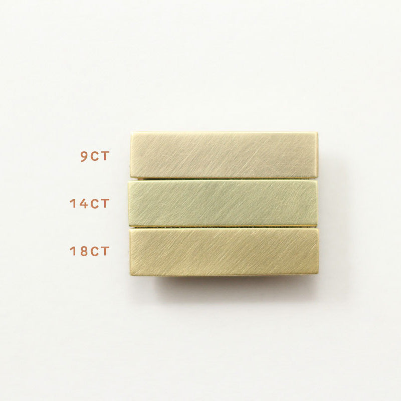 Yellow Gold Wedding Band - 2mm Wide - Flat - Matte